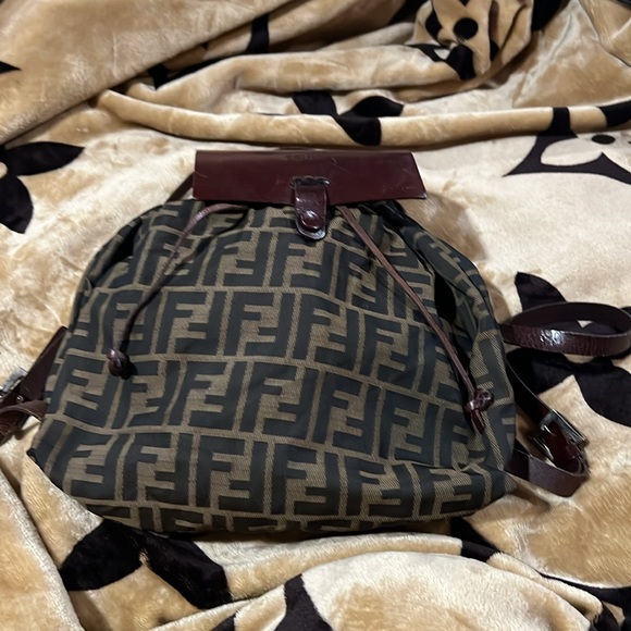 Fendi backpack authentic with light scratches and it’s a. Mall backpack - Picture 7 of 7